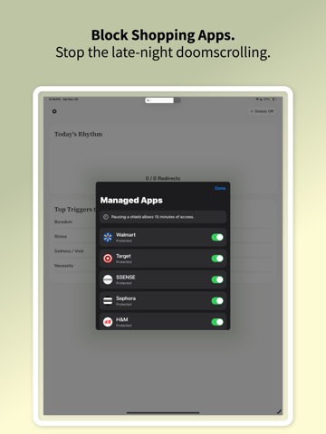 FYSH: App Blocker & Detox iPad screenshot