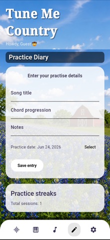 Tune Me Country screenshot