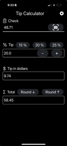 Tip Calculator AI Screenshot 2 of 2