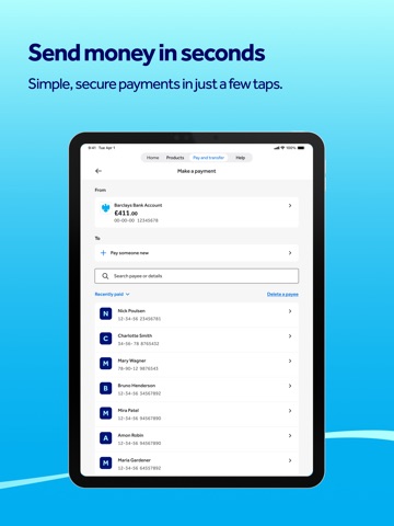 Barclays iPad screenshot 6
