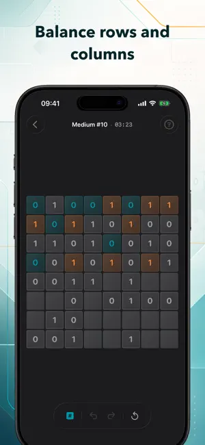 Binairo: Zero One Logic Grid screenshot 2