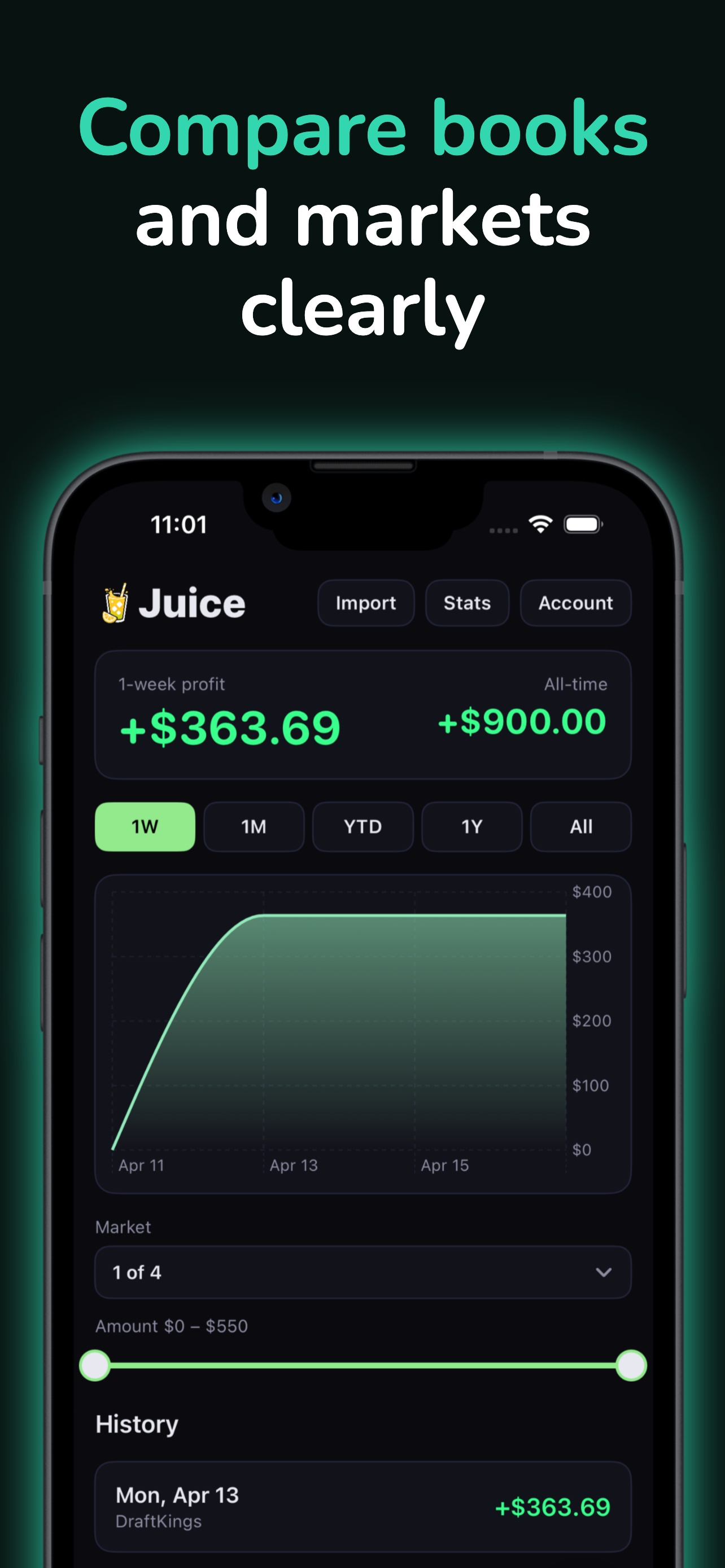 Juice: Bet Tracker