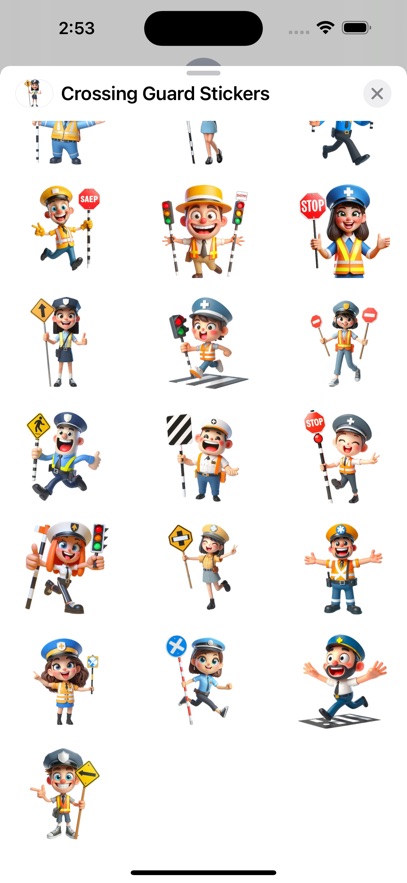Crossing Guard Stickers