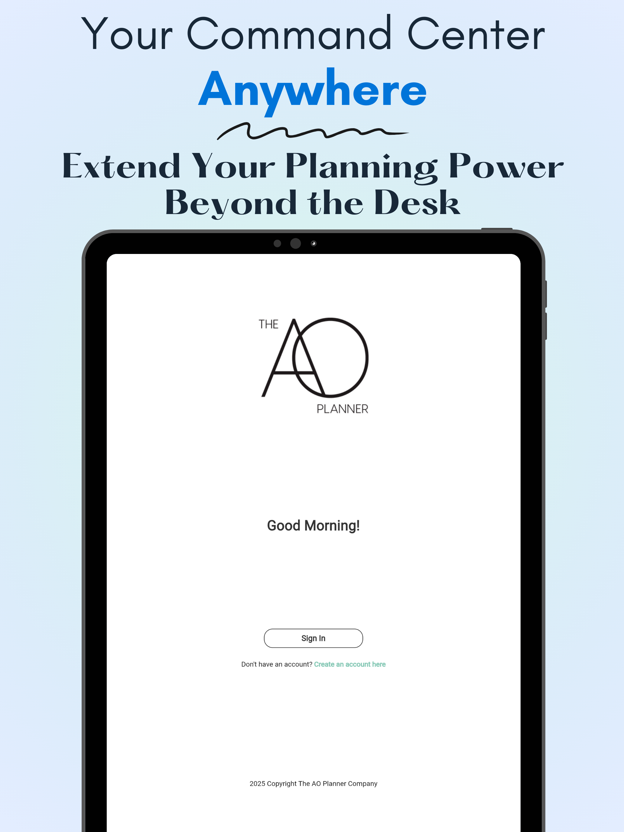 The AO Planner App
