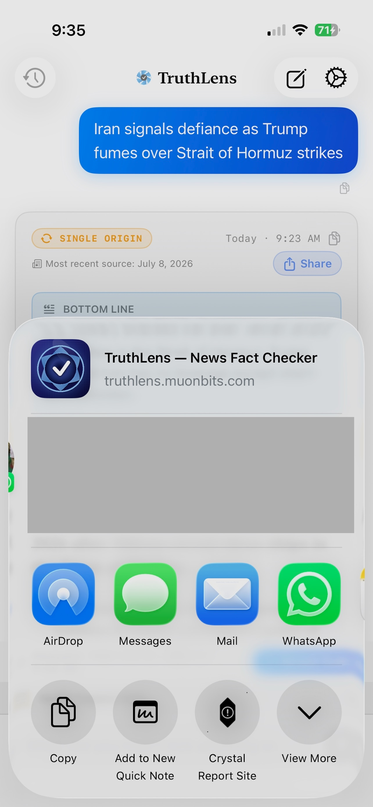 TruthLens: News Verifier screenshot 7