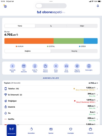 Abonesepeti Screenshot 1