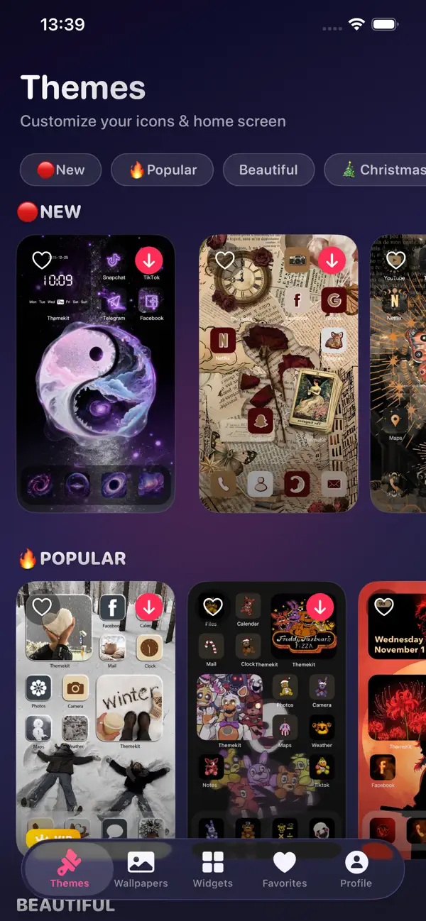 #1. ThemeKit: Icons Pack & Widgets (iOS) 由: App Dexter Limited