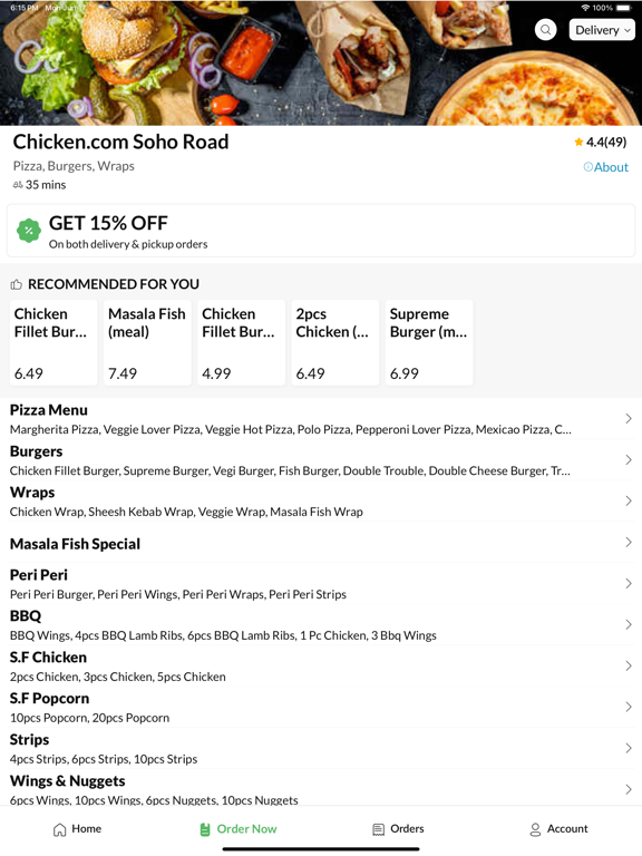 App screenshot