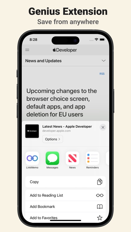 LinkMemo - Read Later, Simple screenshot-5