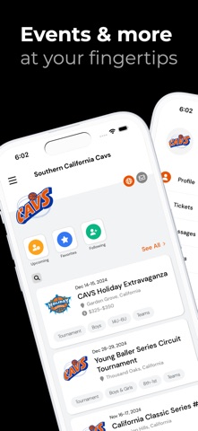 Southern California CAVS iPhone screenshot