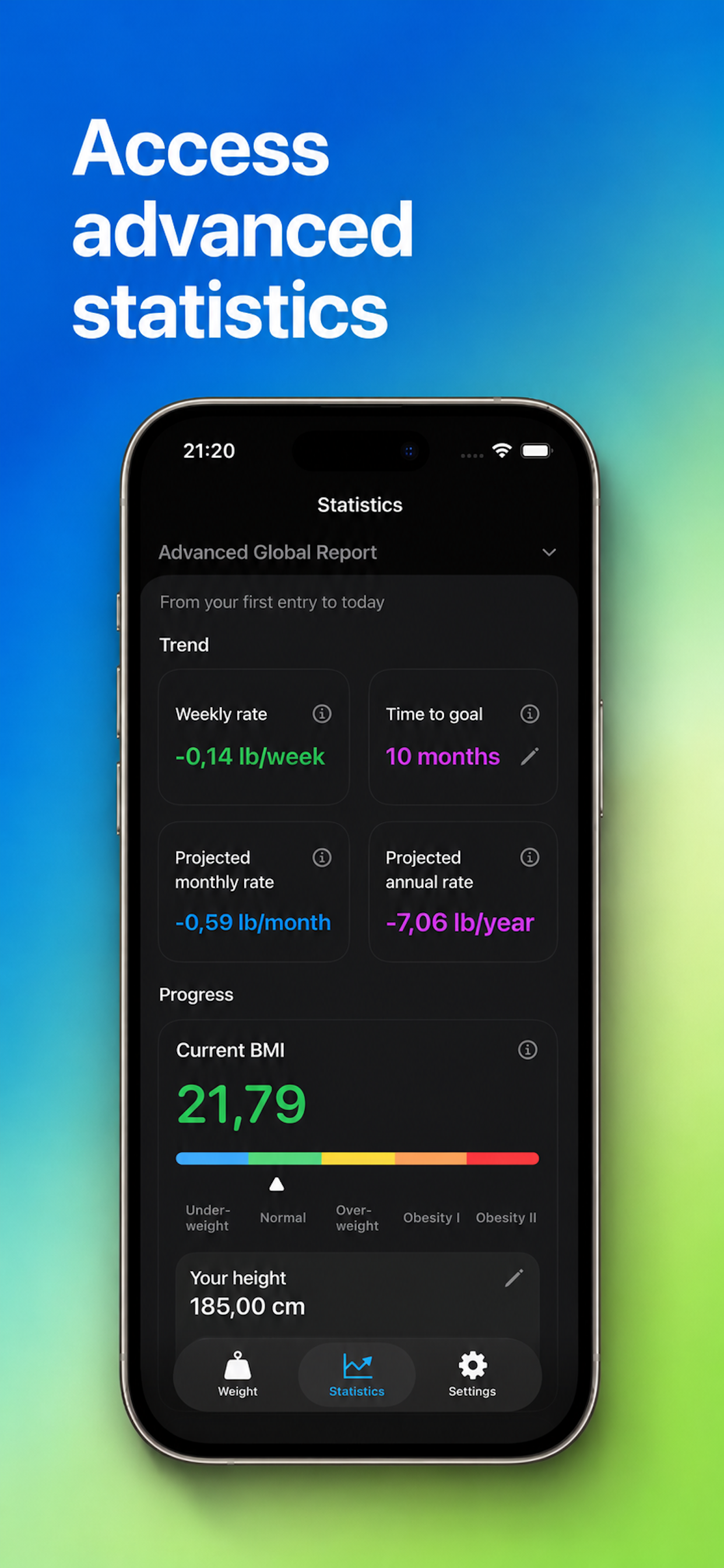 WeightTrend - Track Progress