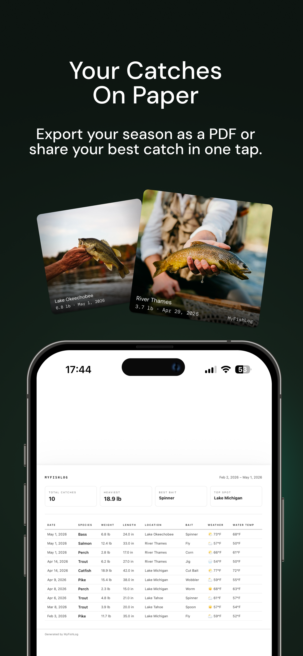 MyFishLog — Fishing Journal screenshot 7