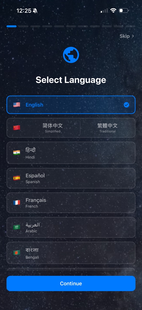 iPhone screenshot