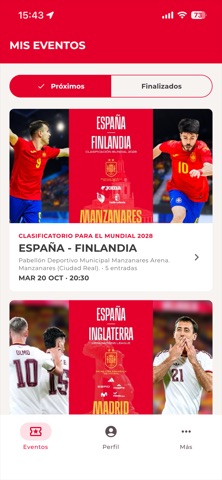 RFEF Tickets Screenshot 2 of 4