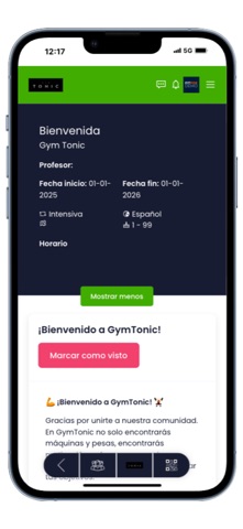 Gymtonic Sport Center screenshot