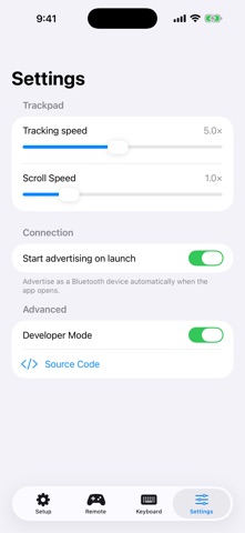 BT Remote: Keyboard & Trackpad Screenshot 1 of 3