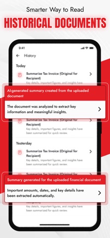 AI PDF Summarizer & Doc Chat iPhone screenshot