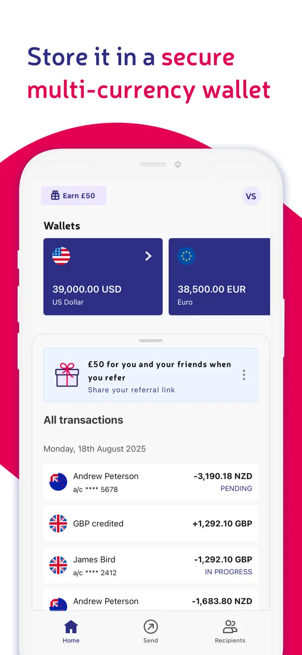 Screenshot #3 pour TorFX Money Transfer