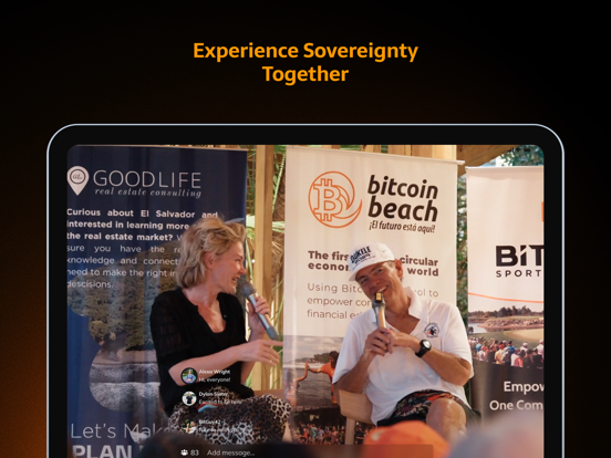 Bitcoin Sports Network iPad screenshot 5 - Social Networking app