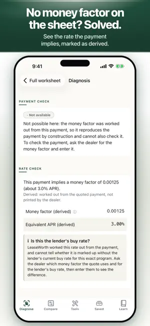 LeaseWorth: Lease Calculator screenshot 4