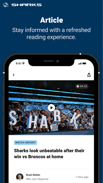 Cronulla Sharks Screenshot