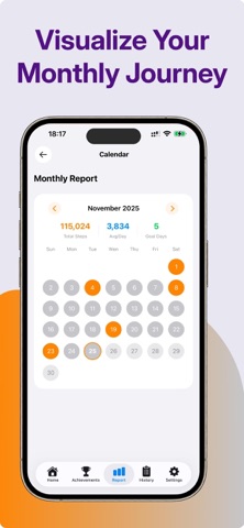 Step Tracker Pedometer Stepsio screenshot