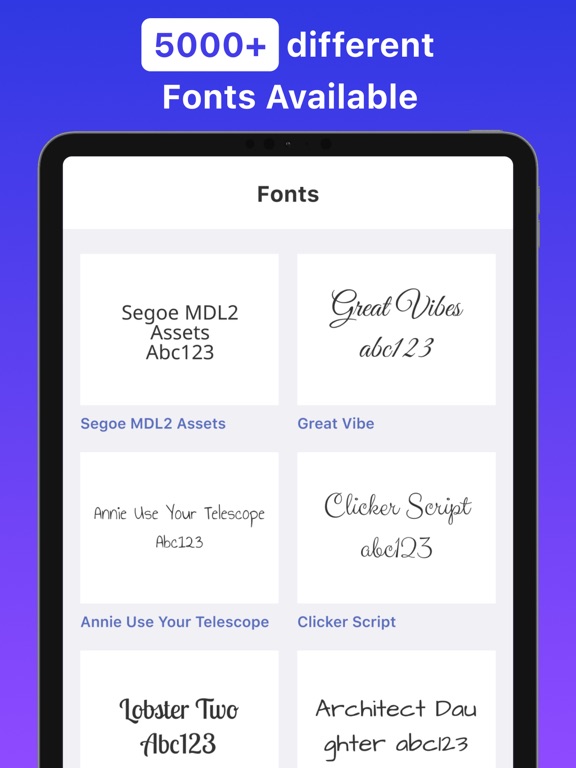Screenshot #5 pour iFont: find, install any font