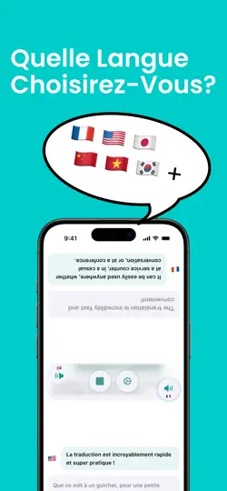 Capture d'écran de CoeFont Interpreter Traduction sur iPhone 3