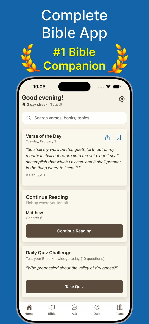 #1. Scripture Light - Bible Chat (iOS) Ved: Zeeron Studio Pvt. Ltd.