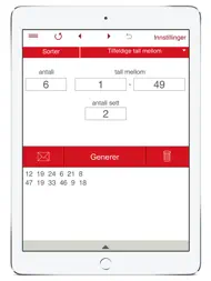 Tilfeldig tall generator ipad bilder 0