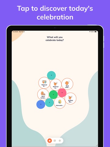 Every Day Holiday Calendar iPad screenshot