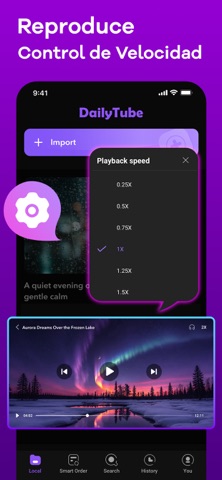 DailyTube - Local Media Player iPhone screenshot 4
