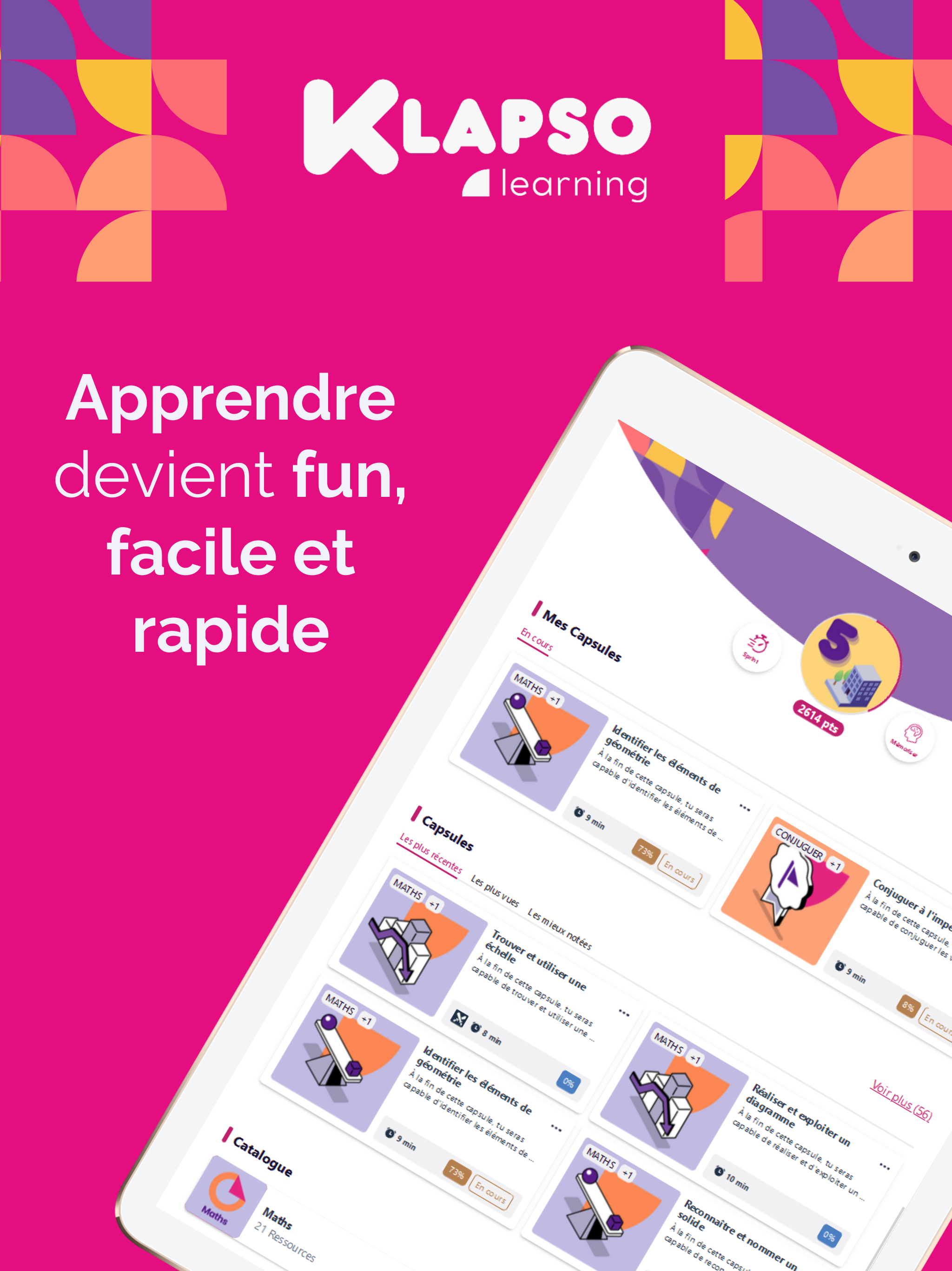 KLAPSO learning screenshot 4