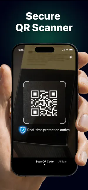 Secure QR Code Reader screenshot 1