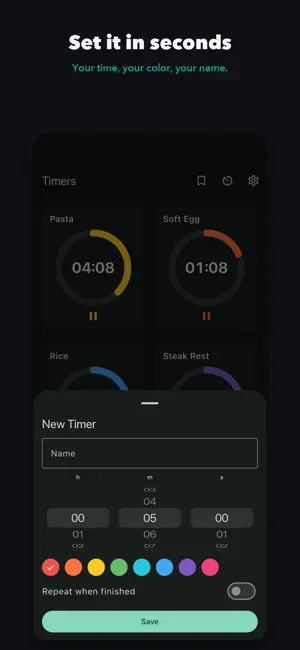 Multi Timer: Kitchen Timer Pro screenshot 2