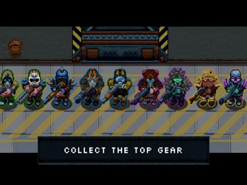 Hazard Days: Pixel Gun Shooter iPad screenshot