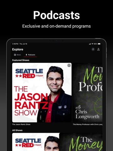 Seattle Red 770AM iPad screenshot