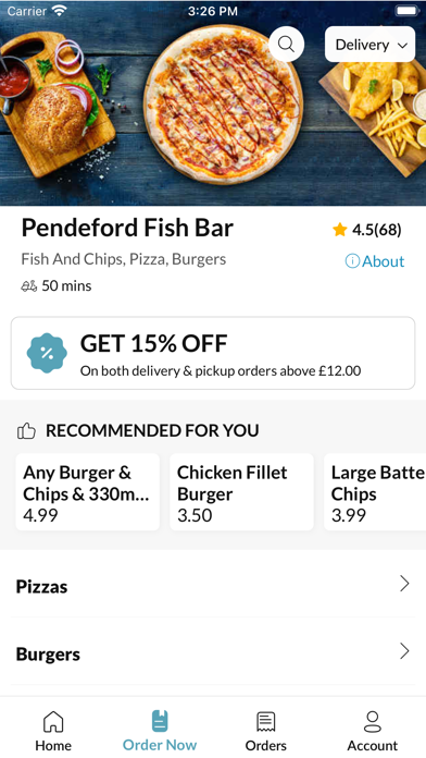 Pendeford Fish Bar Screenshot