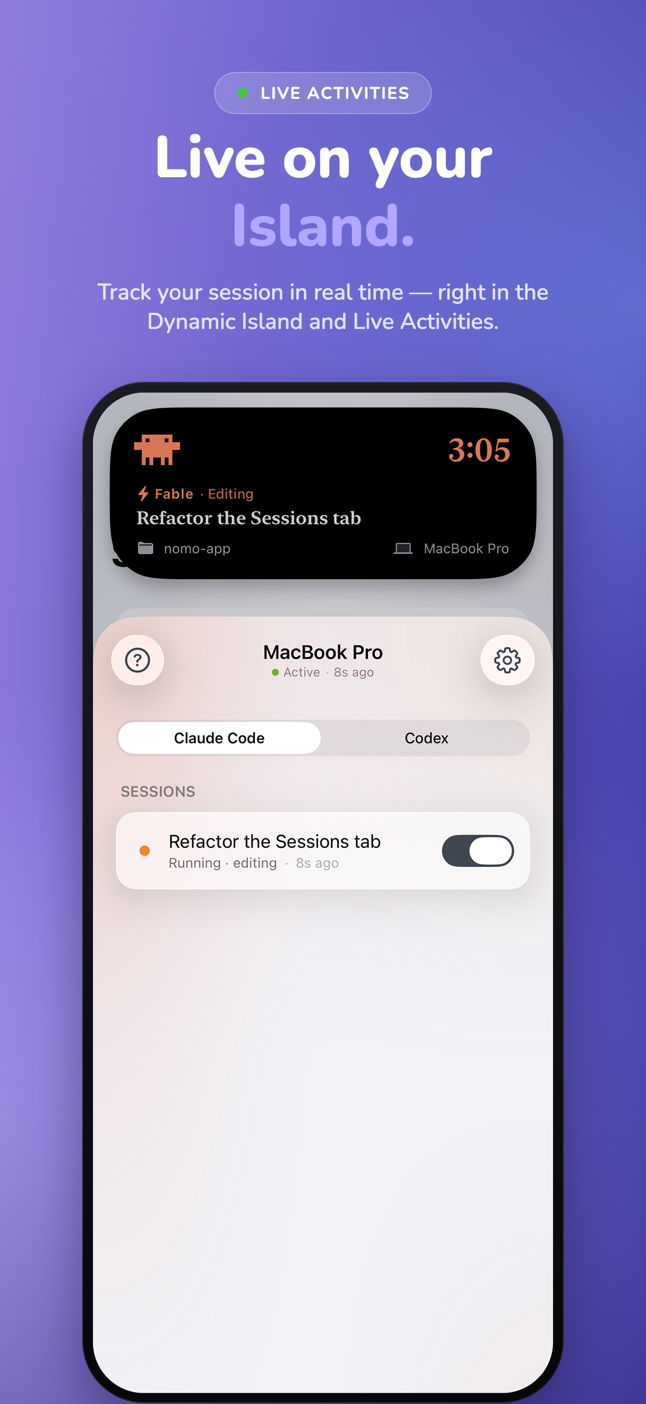 Nomo - AI Status & Usage screenshot 5