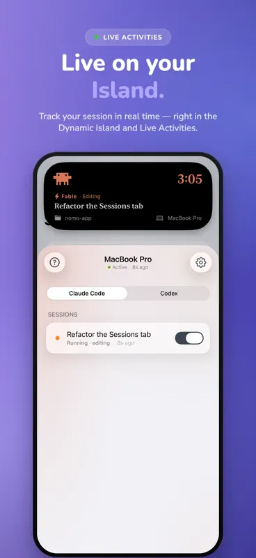 Nomo - AI Status & Usage screenshot 5 of 6