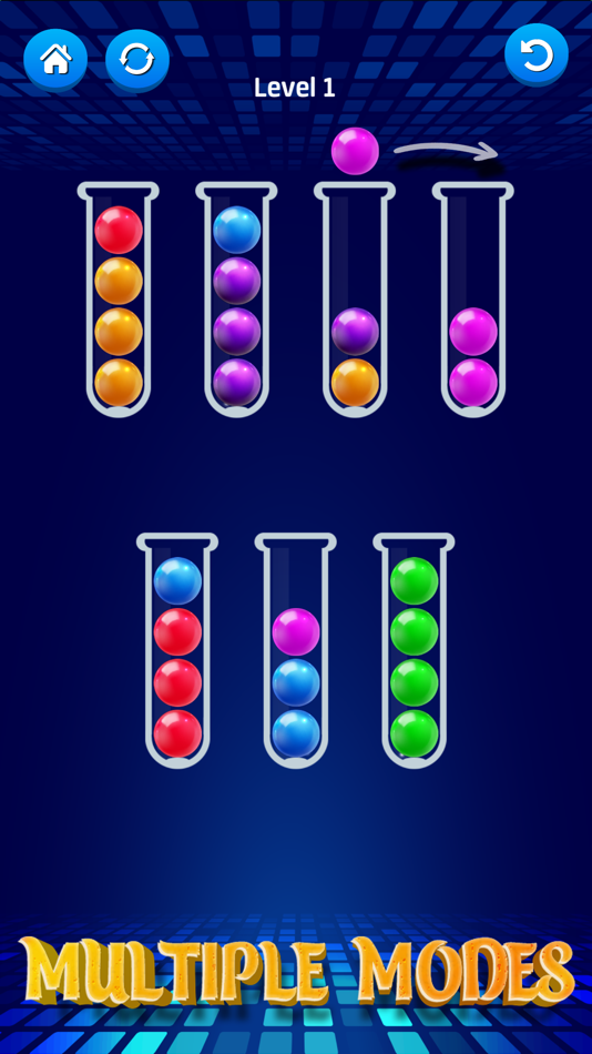 #8. Ball Puzzle: Sort Color Balls (iOS) By: Nguyen Thanh Nam