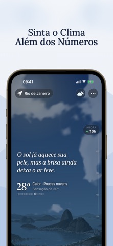 Feel: Clima Além dos Números iPhone screenshot 1