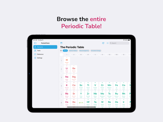 Screenshot #4 pour PocketChem