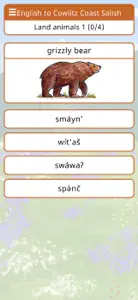 Cowlitz Salish Vocab Builder screenshot #6 for iPhone