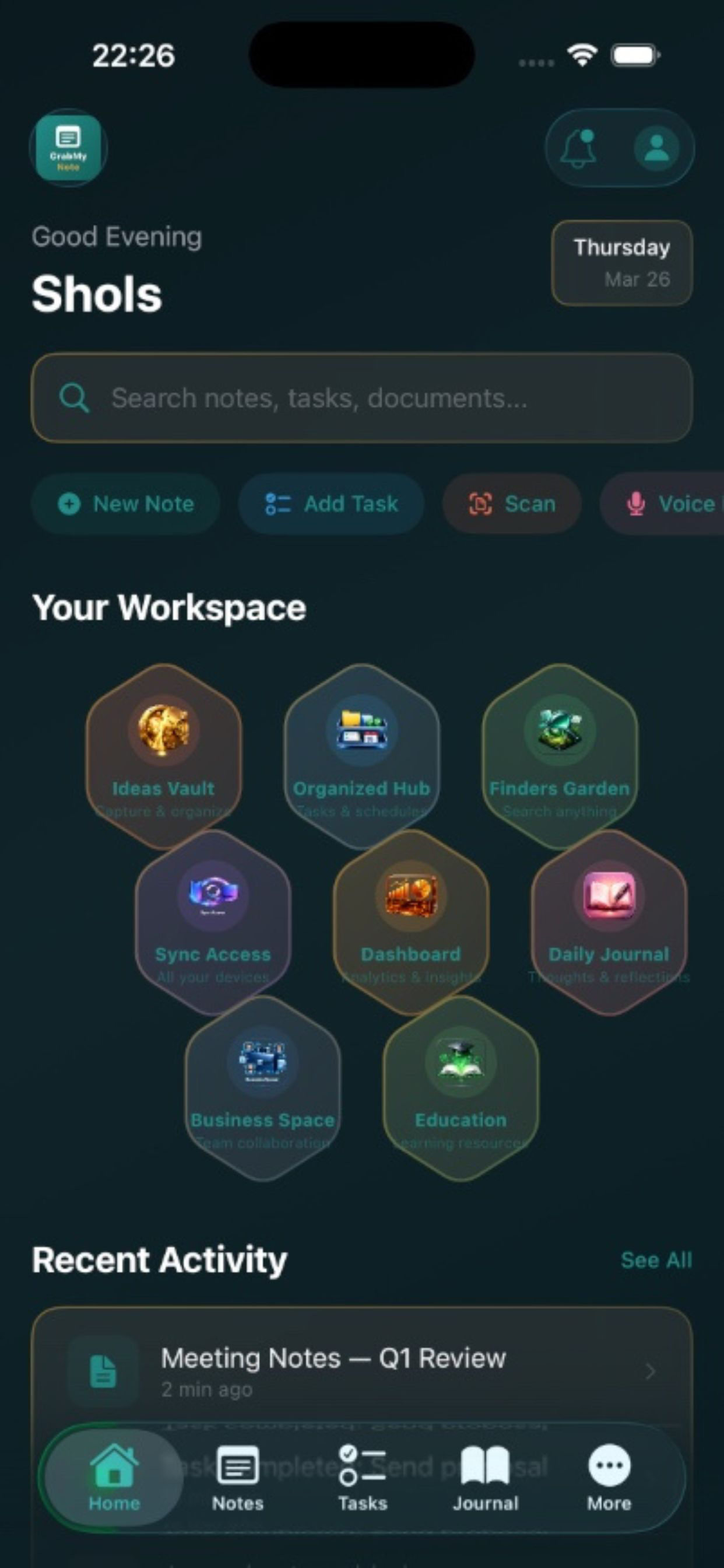 GrabMyNote: Notes & Planner