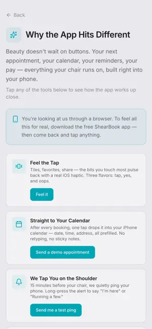 ShearBook screenshot 2