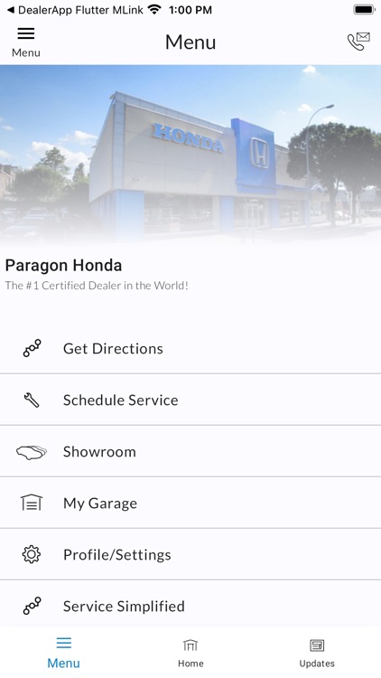 Paragon Honda DealerApp