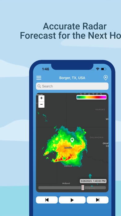 Dark Sky Tech & Hurricane Map 스크린샷 3