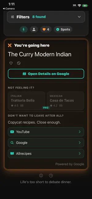 ForkIt! - Restaurant Picker screenshot 1