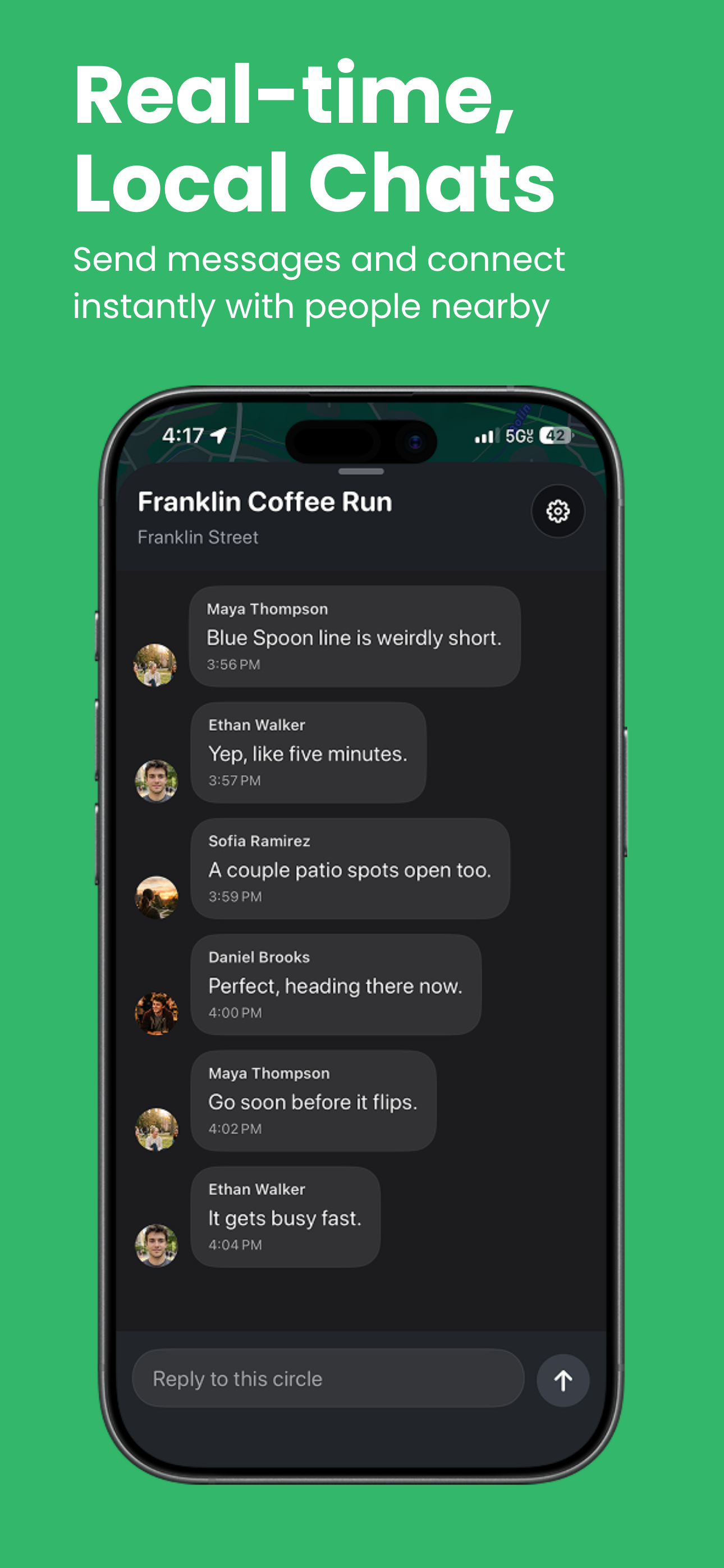 Circa - Chats Near You screenshot 4